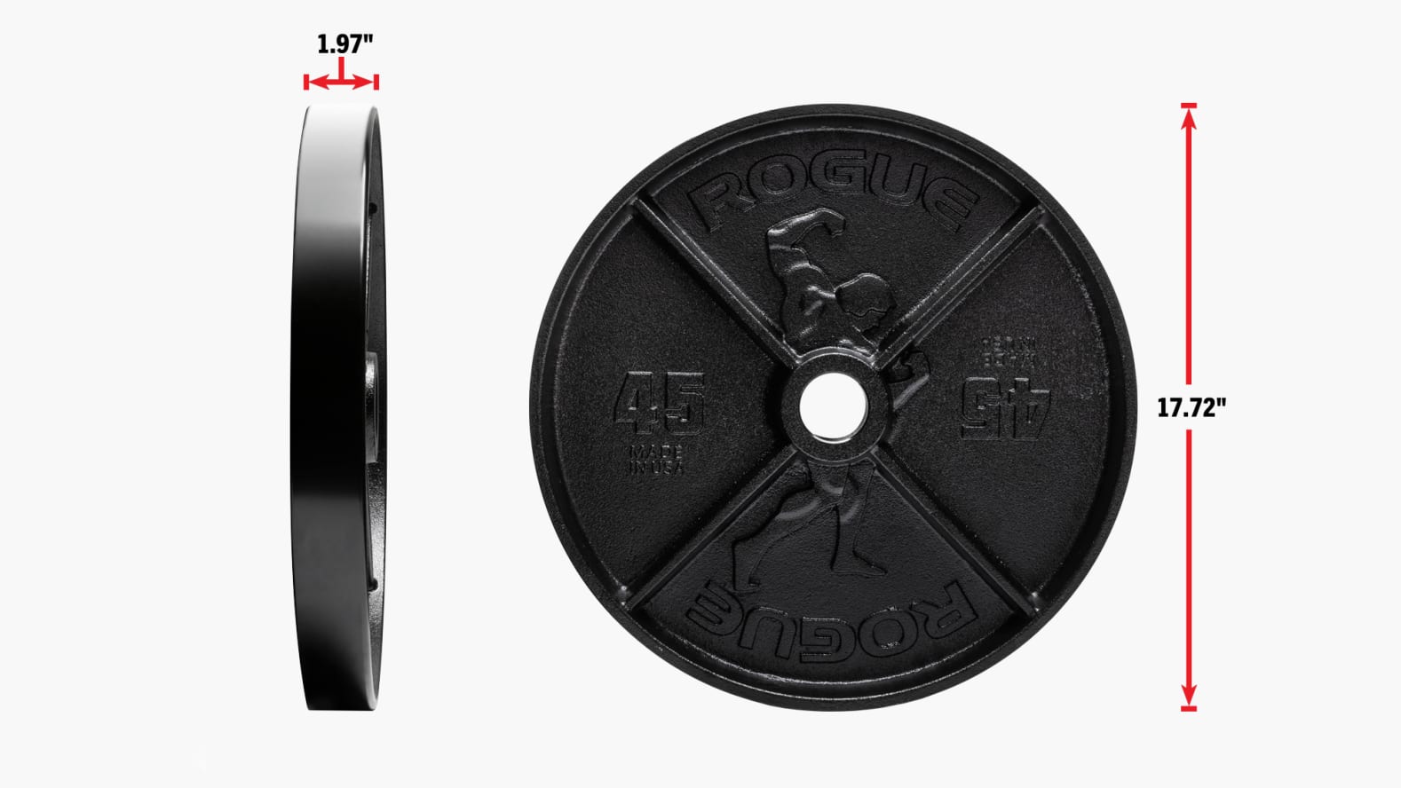Rogue Deep Dish Plate Arnold Edition Rogue Fitness